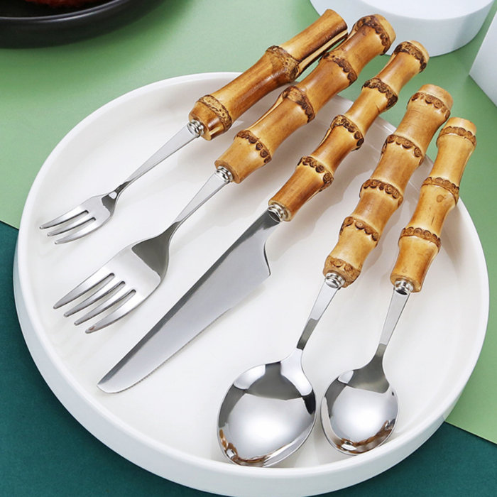 Bay Isle Home™ Abate Stainless Steel Flatware Set Service for 6 Wayfair